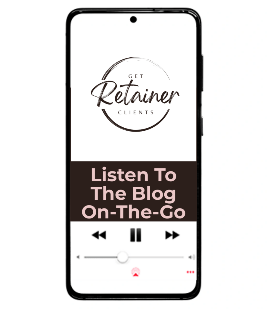 Cell phone showing podcast